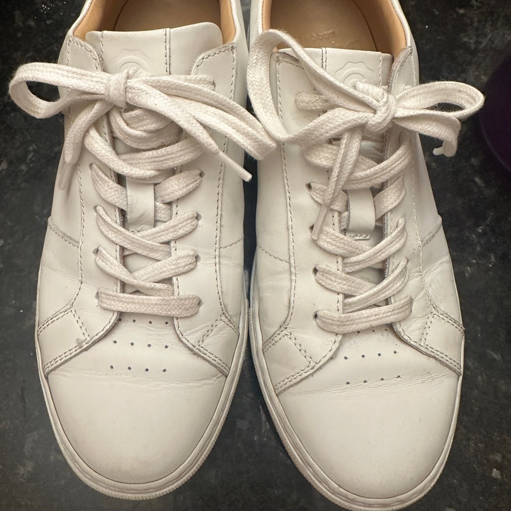 Women's Greats Royale Blanco White Leather size 8/38 EUC!!!